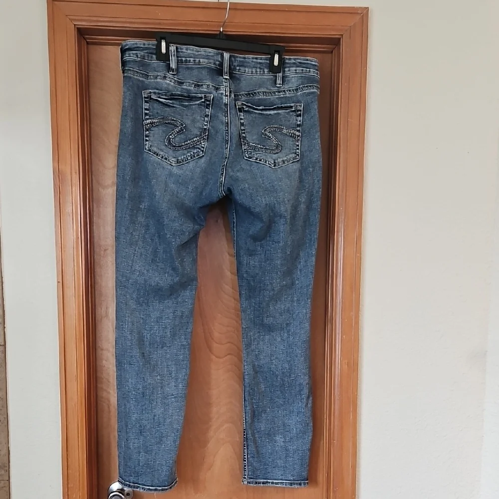 Silver Elyse Straight Jeans - Picture 2 of 6